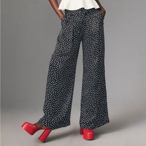 Avery Pleated Wide-Leg Trousers